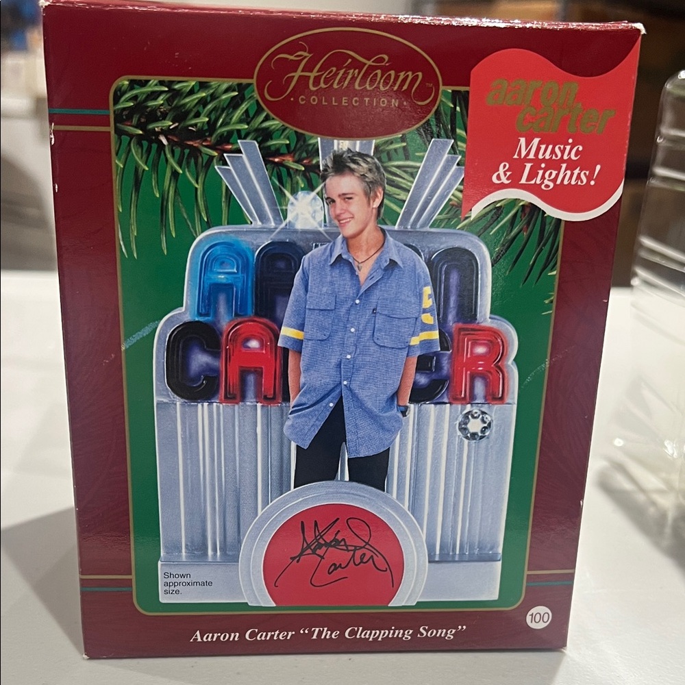 Aaron Carter Music and Lights Ornament